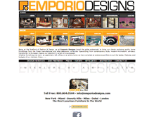 Tablet Screenshot of emporiodesigns.com
